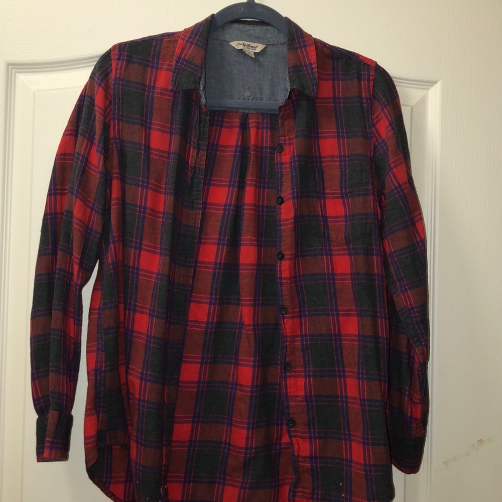 Plaid button up